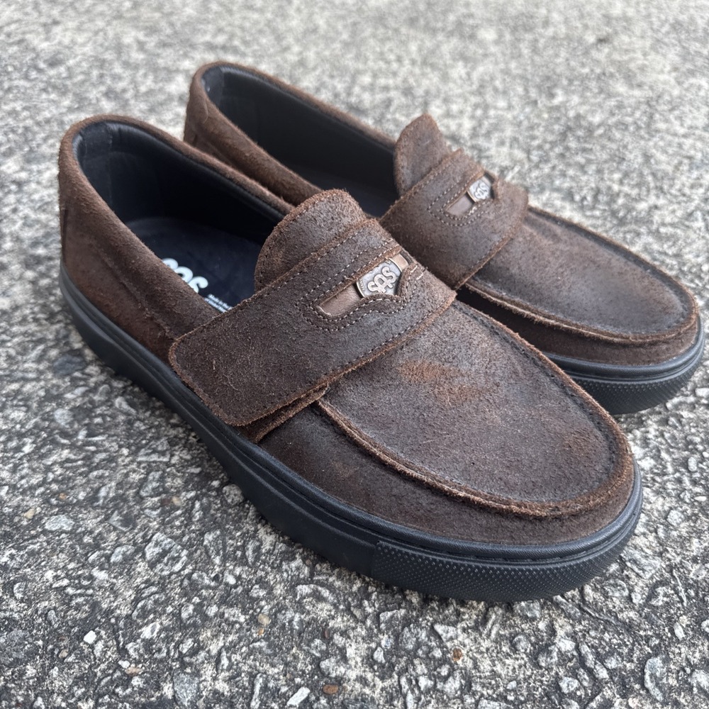 SAS Woodlawn Loafer Size US 8.5 M Mahogany Leather‎ Slip-On Casual Comfort Shoes